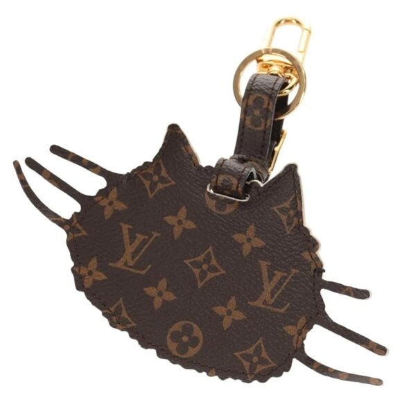LOUIS VUITTON Monogram Catgram Porte Address Key Holder Gray MP2282 Auth 145598A - Picture 13 of 16